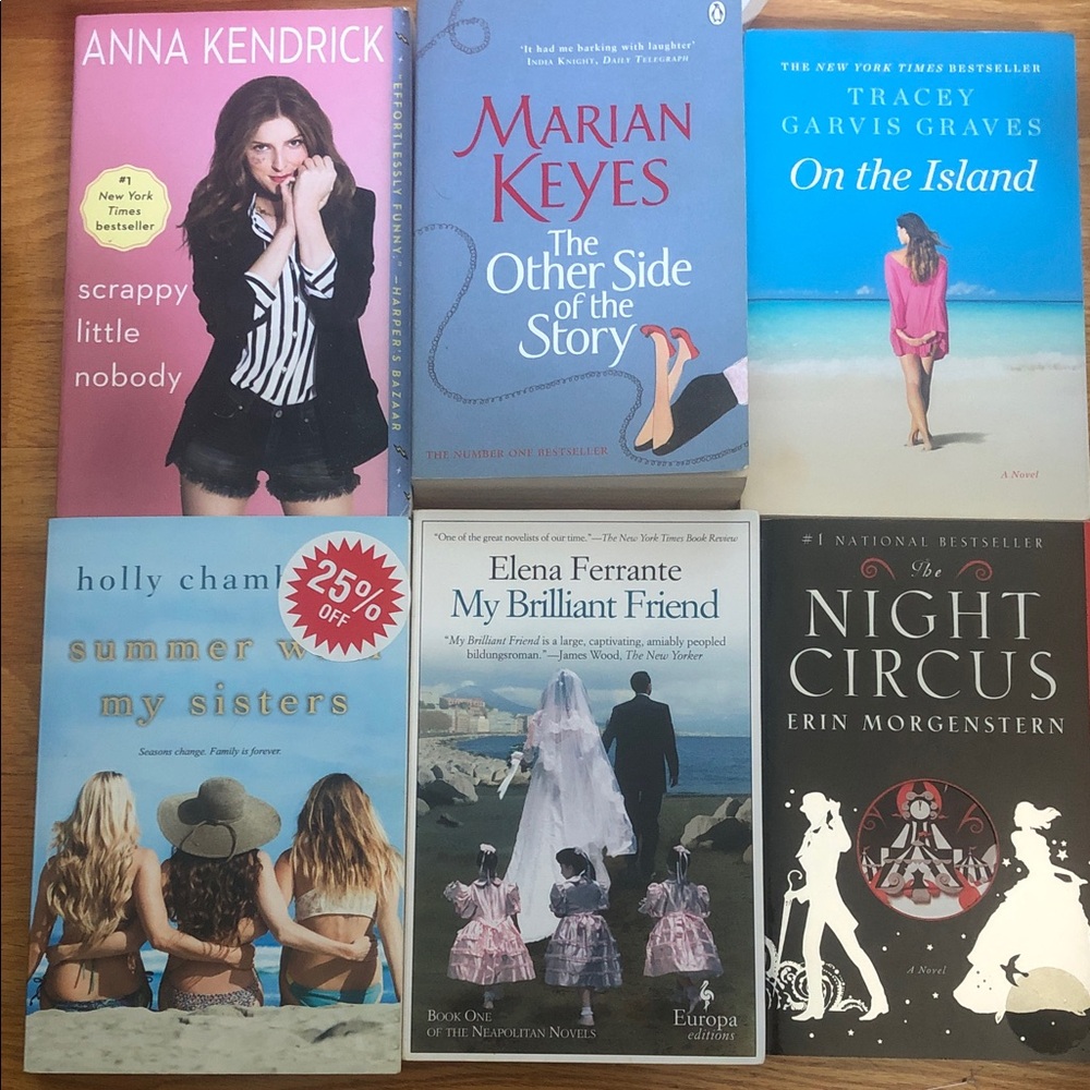 Assorted Paperbacks, 6 books 6 authors